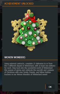 ATS ETS Xmas achievement 2025