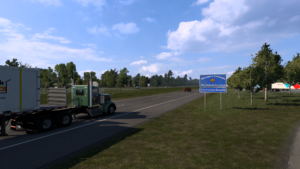 Screenshots of American Truck sim, the state of Louisiana